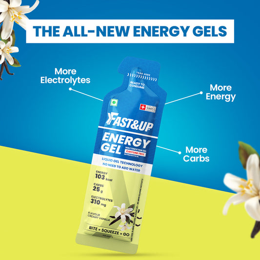 Fast&Up Energy Gel - Non-Caffeinated – Creamy Vanilla