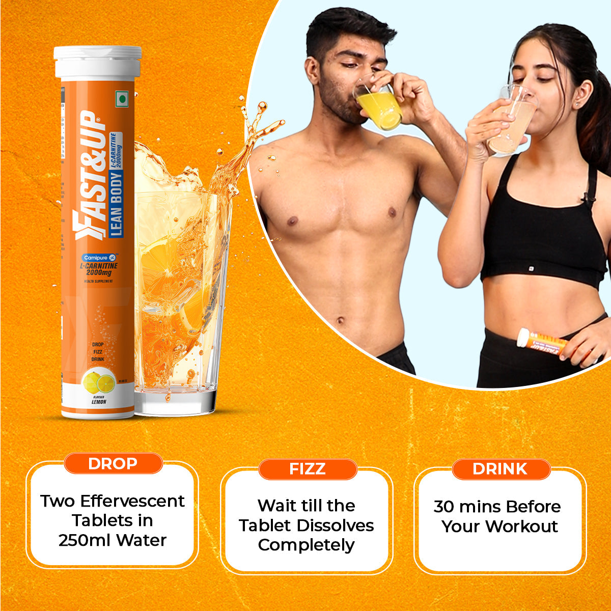 Fast&Up Lean Body Weight Loss - Orange