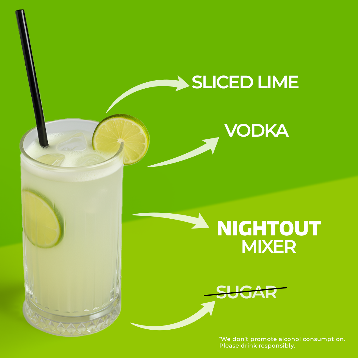 Fast&Up Cocktail Mix - Skinny Margarita