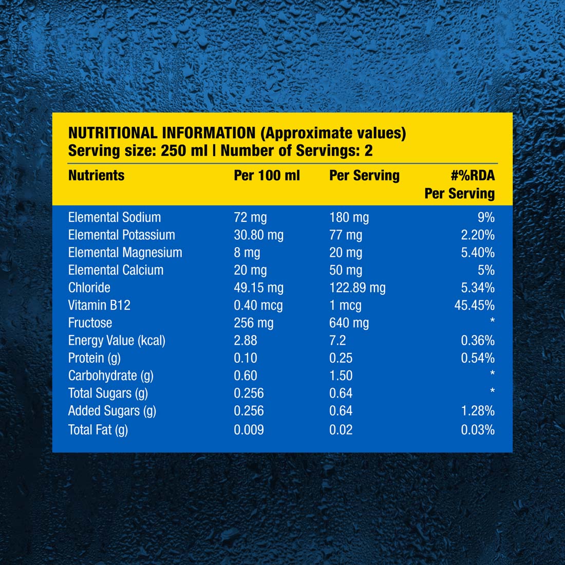 Fast&Up Reload Ready To Drink - 500 ml - Lemon Blast