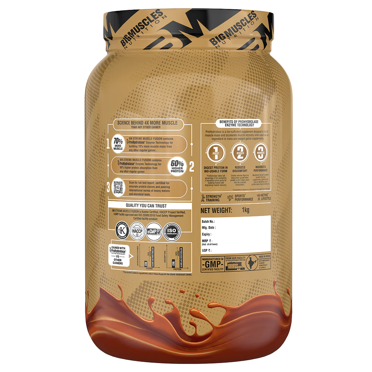 Big Muscles Xtreme Muscle Fusion 1kg Chocolate Eclaire