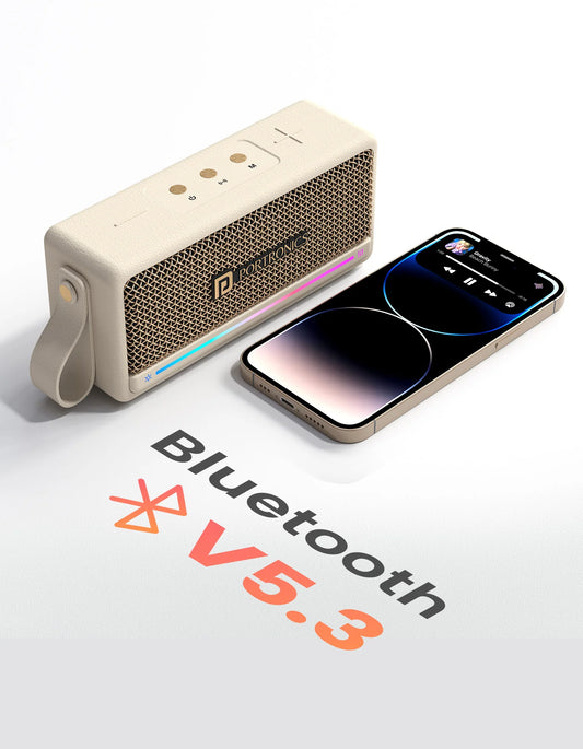 Portonics Harmony Mini
25W HD Sound | Upto 6 Hour Playback | EQ Adjustments | Type C Charging | Beige