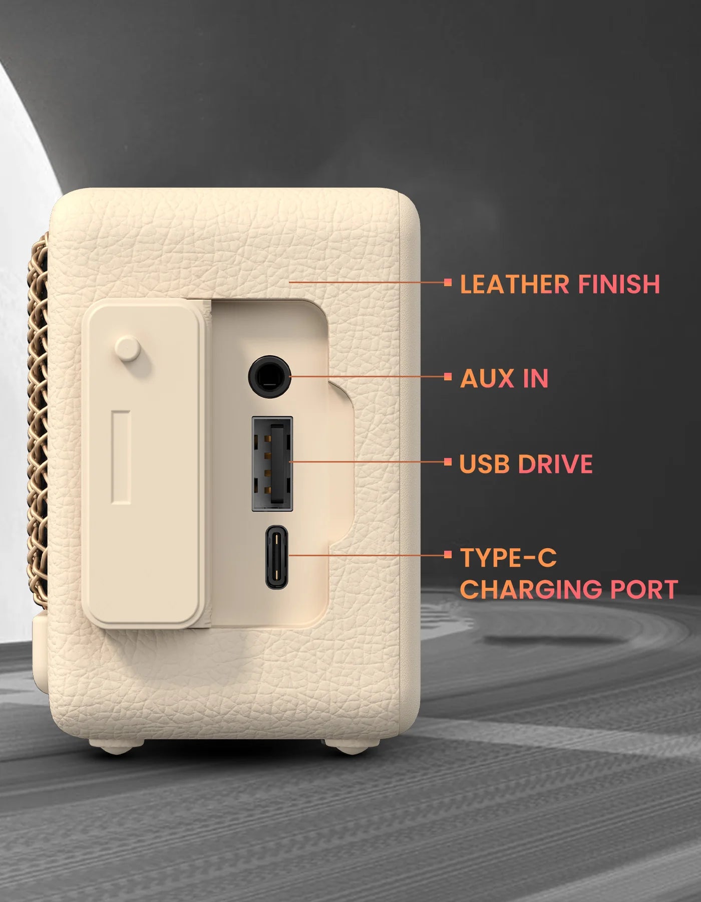 Portonics Harmony Mini
25W HD Sound | Upto 6 Hour Playback | EQ Adjustments | Type C Charging | Beige
