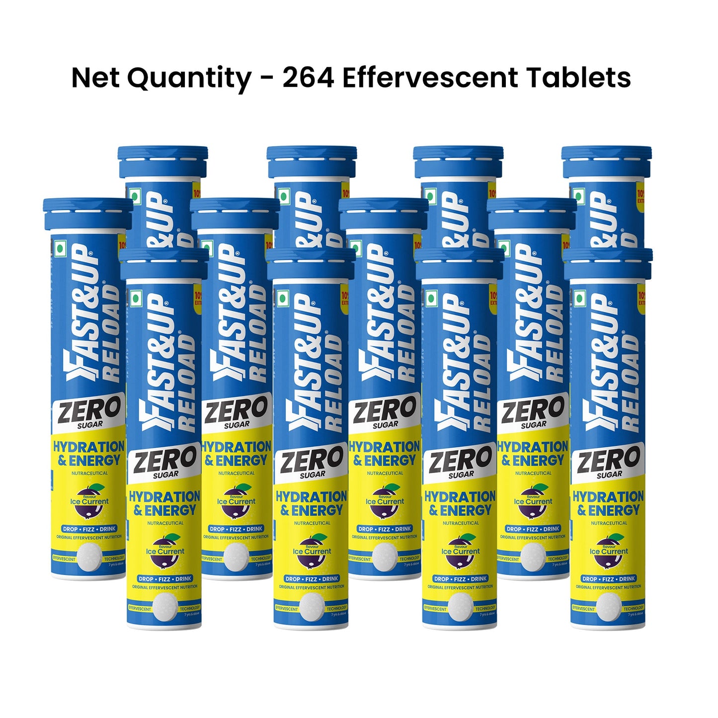 Fast&Up Reload Zero Sugar Instant Hydration Drink - Ice Current