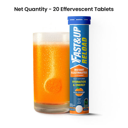 Fast&Up Reload Low Sugar Instant Hydration Drink - Orange