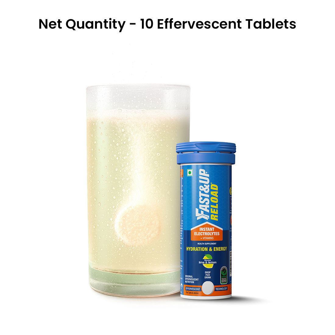 Fast&Up Reload Low Sugar Instant Hydration Drink - Lime & Lemon