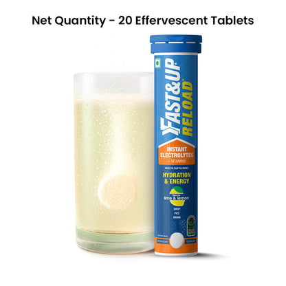 Fast&Up Reload Low Sugar Instant Hydration Drink - Lime & Lemon