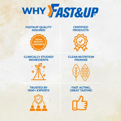 Fast&Up Pre Workout - Orange Flavour - 30 Servings