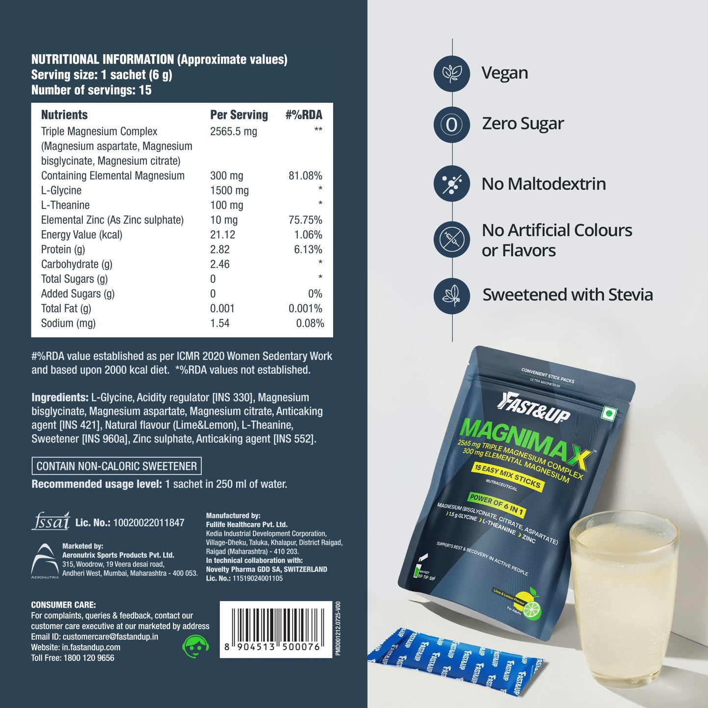 Fast&Up Advanced Triple Magnesium Complex