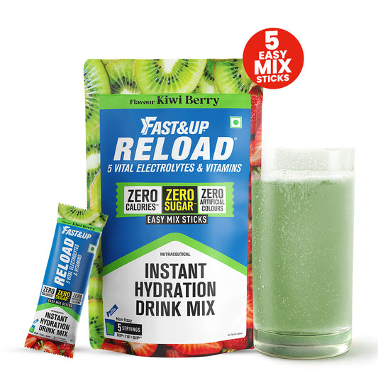 Fast&Up Reload Zero Sugar Instant Hydration Sticks- Kiwi Berry