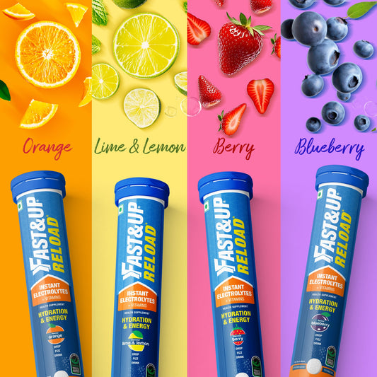 Fast&Up Reload Berry Citrus Blast - Orange, Lime & Lemon, Berry, and Blueberry