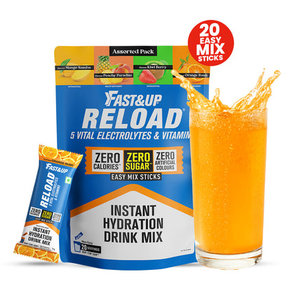Fast&Up Reload Zero Sugar Instant Hydration Sticks - Assorted