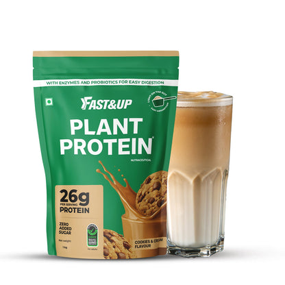 Fast&Up Plant Protein - Cookies & Cream - 1Kg