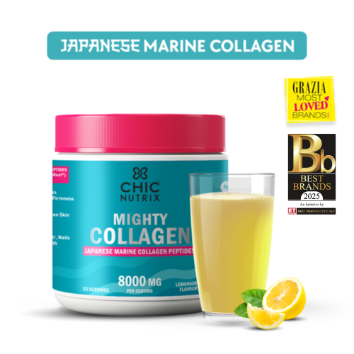 Fast&Up Marine Collagen Supplement for Youthful Skin - Lemonade