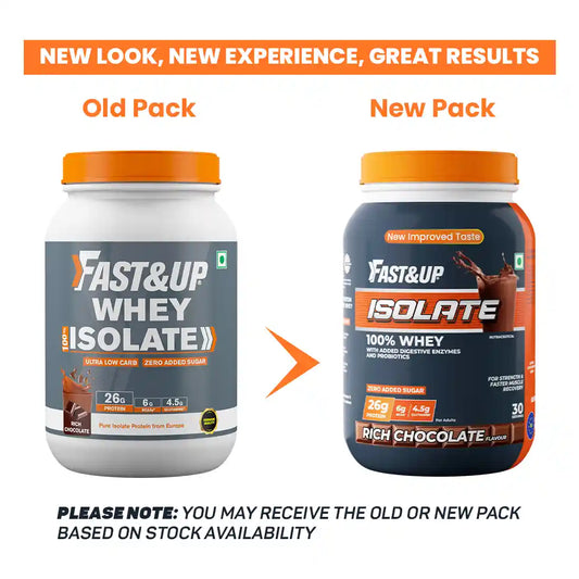 Fast&Up Whey Isolate - Rich Chocolate - 30 Servings
