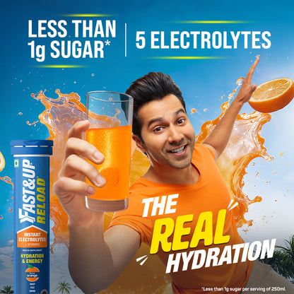 Fast&Up Reload Low Sugar Instant Hydration Drink - Orange