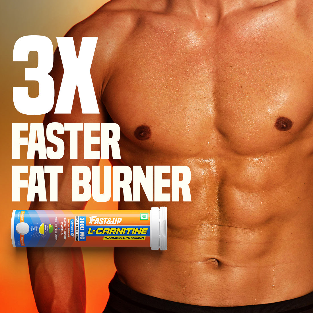Fast&Up L-Carnitine 3000mg + Lean Body for Weight Loss Assorted Pack