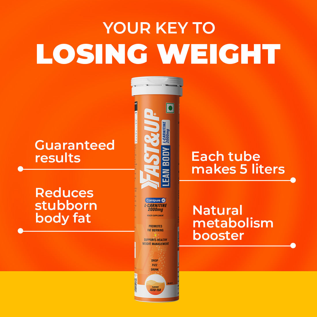 Fast&Up Lean Body for Weight Loss - Iced Tea