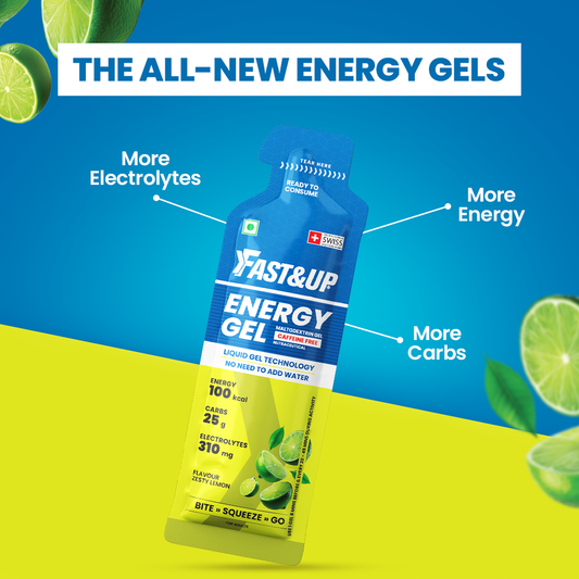 Fast&Up Energy Gel - Non Caffeinated - Zesty Lemon