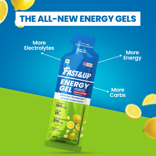 Fast&Up Energy Gel Caffeinated - Lime and Lemon