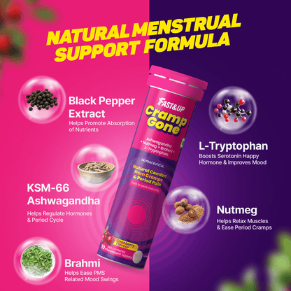Fast&Up Cramp Gone – Menstrual Cramps & Pain Support - Cranberry