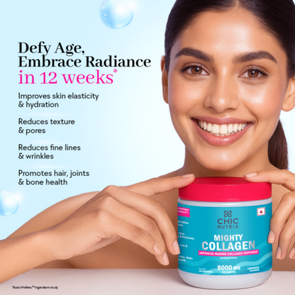 Fast&Up Marine Collagen Supplement for Youthful Skin - Lemonade
