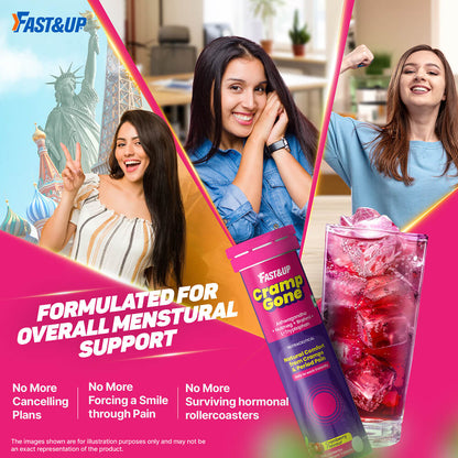 Fast&Up Cramp Gone – Menstrual Cramps & Pain Support - Cranberry