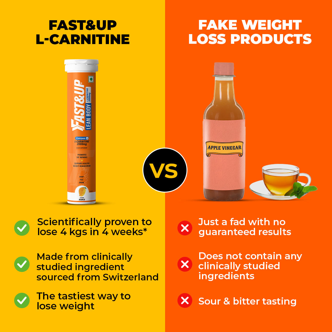 Fast&Up Lean Body Weight Loss - Mango
