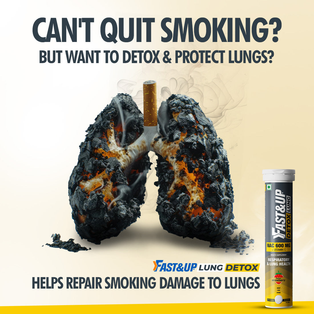 Fast&Up Daily Lung Cleanser with NAC + Vit. C