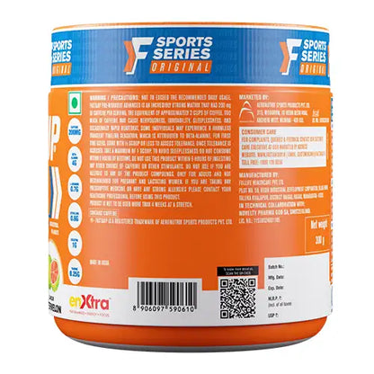 Fast&Up Pre Workout - Orange Flavour - 30 Servings