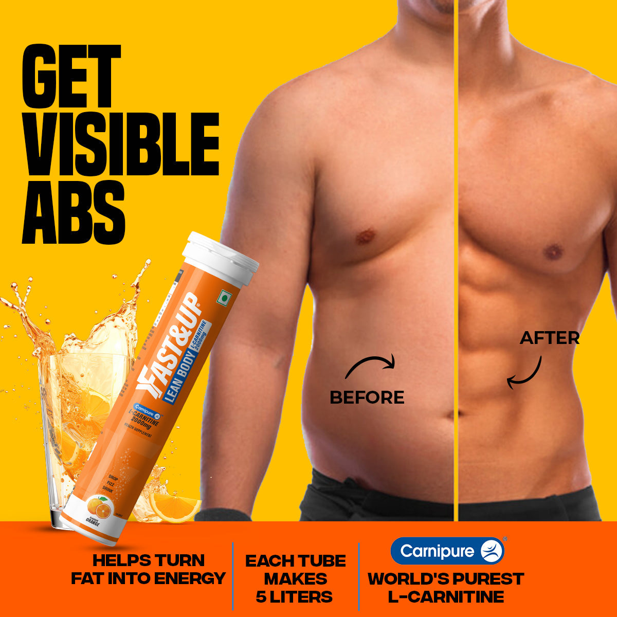 Fast&Up Lean Body Weight Loss - Orange