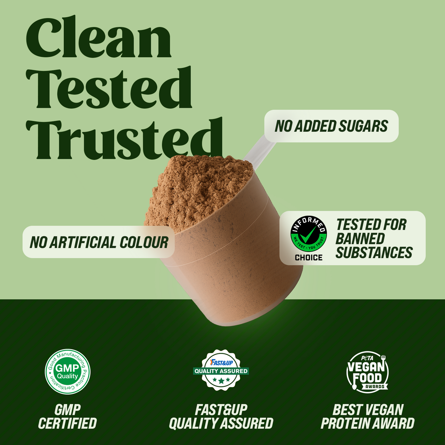 Fast&Up Plant Protein - Rich Chocolate - Single Serving Sachet