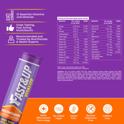 Fast&Up Multivitamins - Orange Single