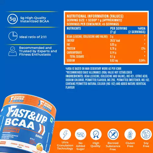Fast&Up BCAA Essentials - Orange