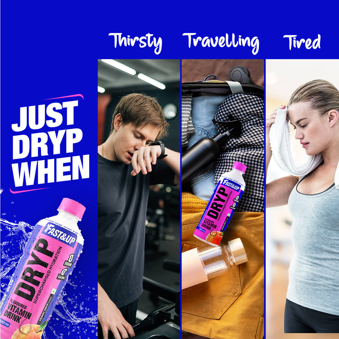 Fast&Up Dryp Vitamin Drink - Peach