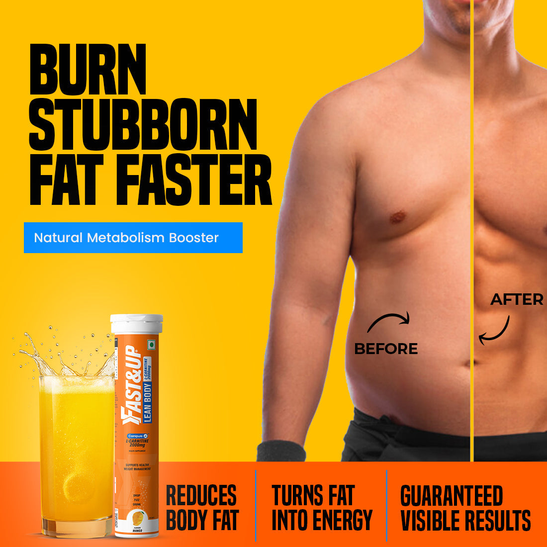 Fast&Up Lean Body + Energy Gel | Mango
