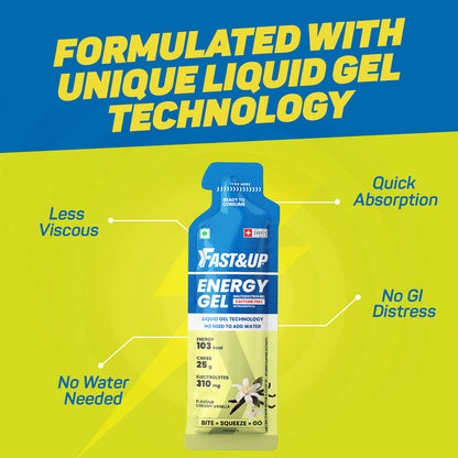 Fast&Up Energy Gel - Non-Caffeinated – Creamy Vanilla