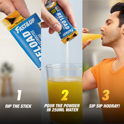 Fast&Up Reload Zero Sugar Instant Hydration Sticks- Mango Samba