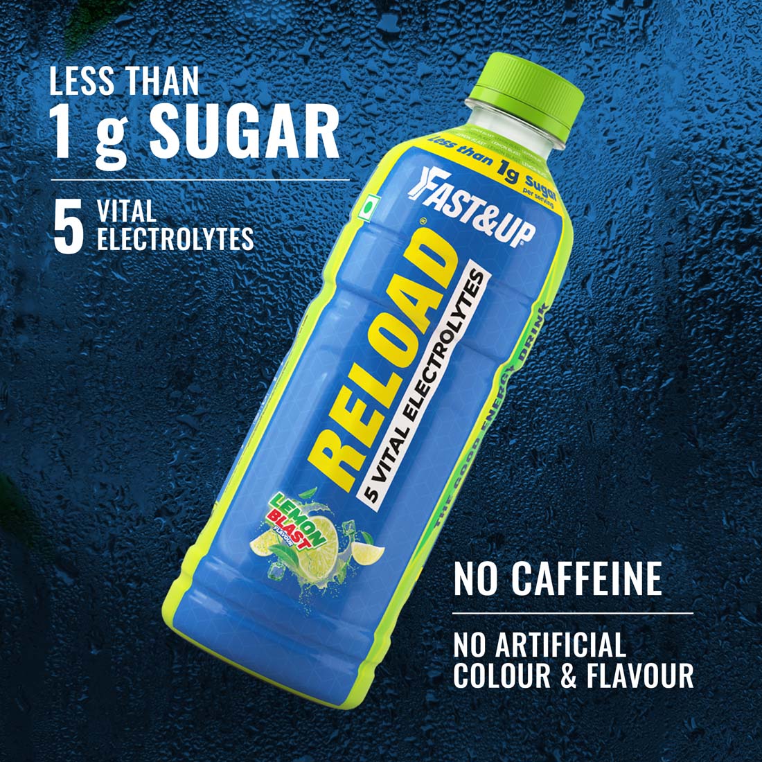 Fast&Up Reload Ready To Drink - 500 ml - Lemon Blast
