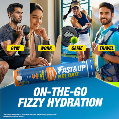 Fast&Up Reload - Low Sugar Instant Hydration Drink - Orange