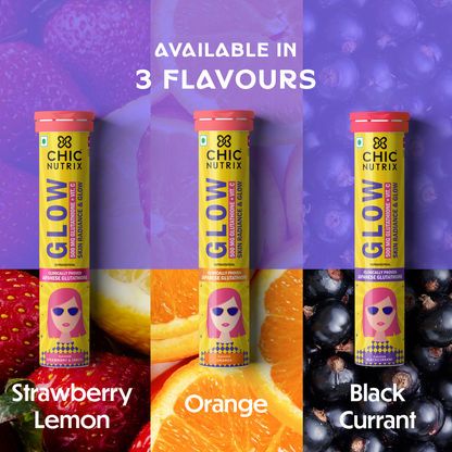 Fast&Up Glow- Brighter Skin with Japanese Glutathione - Strawberry Lemon Flavour
