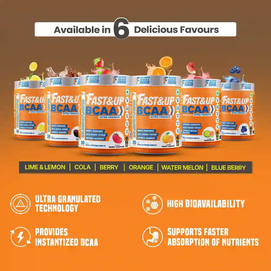 Fast&Up BCAA Advanced - Berry Lemonade