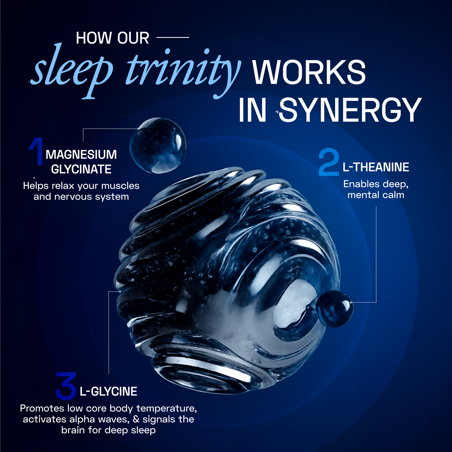 Ace Blend Swift Sleep, Natural Sleep Supplement With Magnesium, L-Theanine And Glycine  (5 Servings)