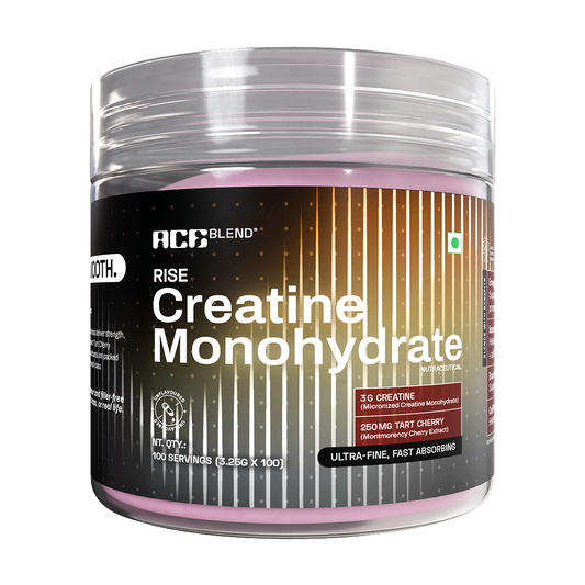 Ace Blend Rise Creatine Monohydrate, Ultra-Fine & Fast Absorbing, Recovery Support | 100 g