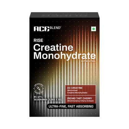 Ace Blend Rise Creatine Monohydrate, Ultra-Fine & Fast Absorbing, Recovery Support (30 Servings)