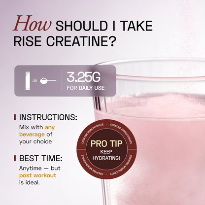 Ace Blend Rise Creatine Monohydrate, Ultra-Fine & Fast Absorbing, Recovery Support (30 Servings)