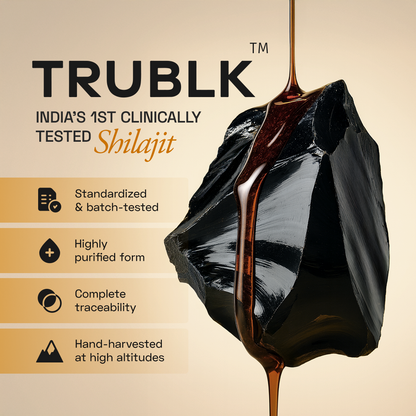 Ace Blend TRUBLK Shilajit Sticks, With Over 75% Fulvic Acid & 80+ Trace Minerals (5 Servings)