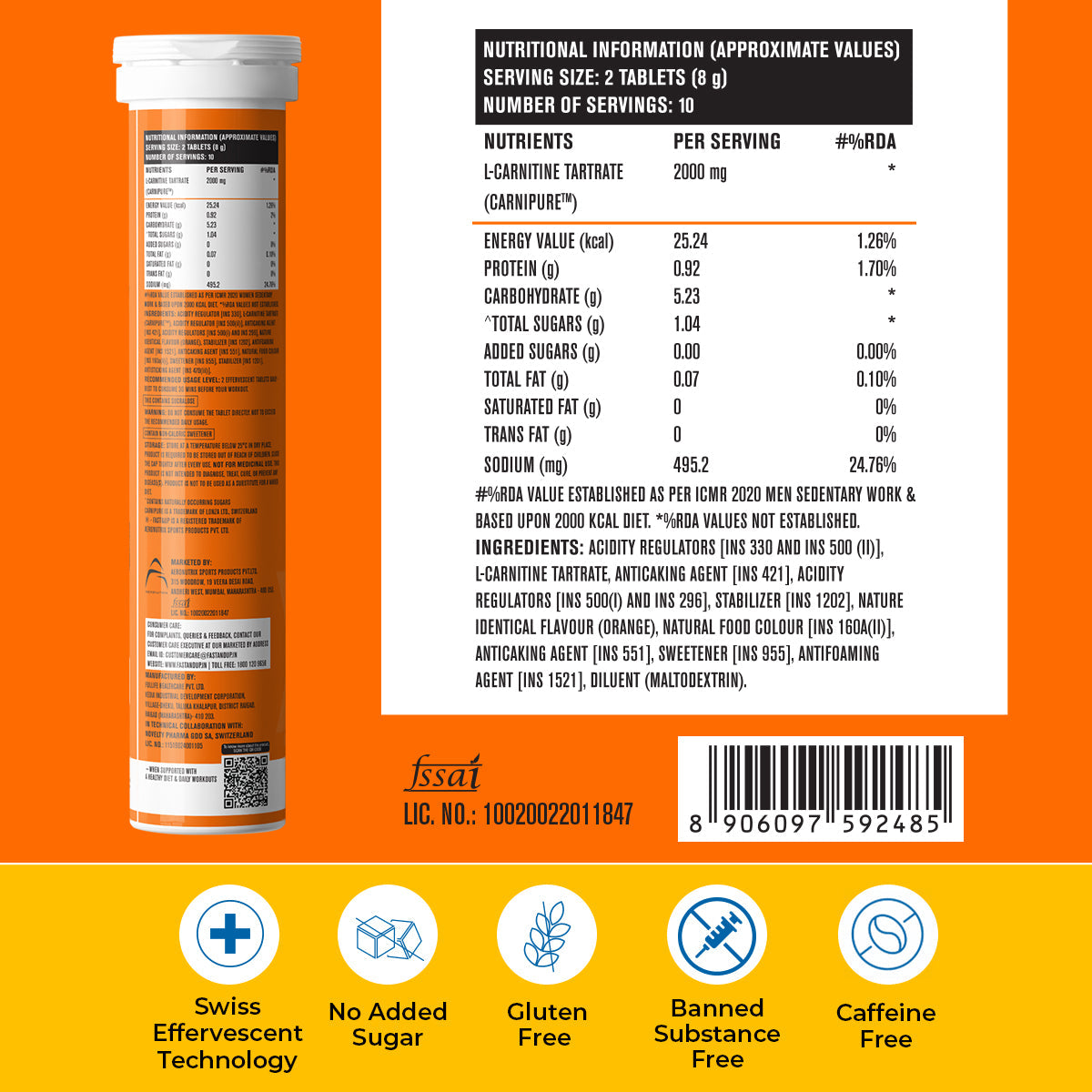 Fast&Up Lean Body Weight Loss - Orange