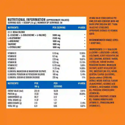 Fast&Up BCAA Advanced - Blueberry