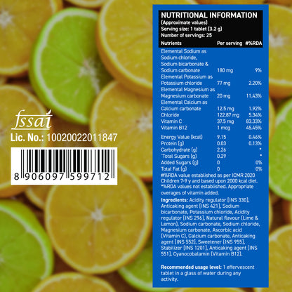 Fast&Up Reload Zero Instant Hydration Drink - Lime and Lemon - Single